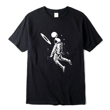 Load image into Gallery viewer, Men t shirt 100% cotton short slleve Funny moon astronaut print men T shirt casual loose men tshirt o-neck male t-shirt tee
