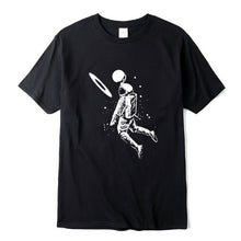 Load image into Gallery viewer, Men t shirt 100% cotton short slleve Funny moon astronaut print men T shirt casual loose men tshirt o-neck male t-shirt tee
