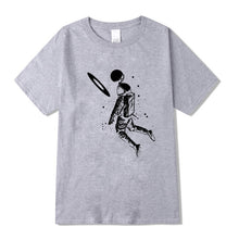 Load image into Gallery viewer, Men t shirt 100% cotton short slleve Funny moon astronaut print men T shirt casual loose men tshirt o-neck male t-shirt tee
