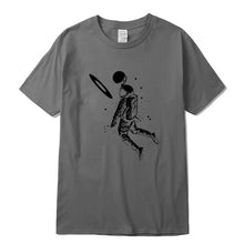 Load image into Gallery viewer, Men t shirt 100% cotton short slleve Funny moon astronaut print men T shirt casual loose men tshirt o-neck male t-shirt tee
