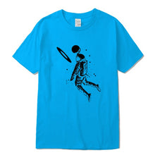 Load image into Gallery viewer, Men t shirt 100% cotton short slleve Funny moon astronaut print men T shirt casual loose men tshirt o-neck male t-shirt tee
