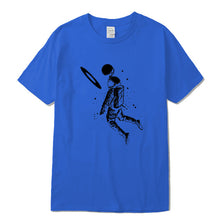 Load image into Gallery viewer, Men t shirt 100% cotton short slleve Funny moon astronaut print men T shirt casual loose men tshirt o-neck male t-shirt tee
